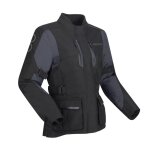 Veste moto bering lady siberia noir / gris