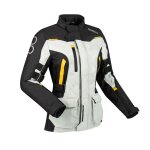 Veste moto bering lady zephyr noir / gris / jaune