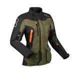 Veste moto bering lady zephyr noir / kaki