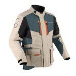 Veste moto bering siberia beige / gris