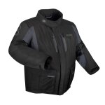 Veste moto bering siberia king size noir / gris