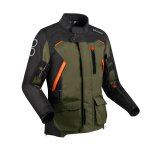 Veste moto bering zephyr noir / kaki