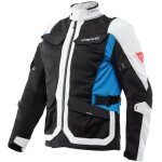 Veste moto dainese desert tex glacier gray / performance blue / black