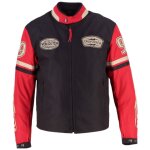 Veste moto helstons von dutch california bleu / rouge