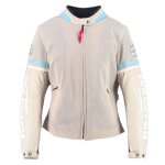 Veste moto helstons von dutch california girl air silver