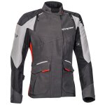 Veste moto ixon balder lady black grey red