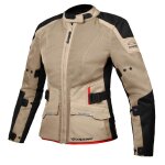 Veste moto ixon m - njord l sable / noir / rouge
