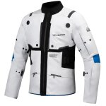 Veste moto ixon m - skeid gris / bleu