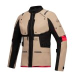 Veste moto ixon m - skeid lady sable / noir / rouge