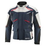 Veste moto ixon midgard - grandes tailles navy / noir