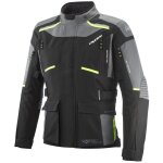 Veste moto ixon midgard noir / gris / jaune