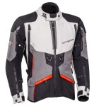 Veste moto ixon ragnar black grey red