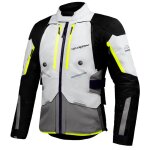 Veste moto ixon vidar gris / noir / jaune vif