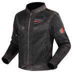 Blouson moto ls2 garda air femme black red