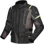 Veste moto ls2 narvik femme black grey yellow
