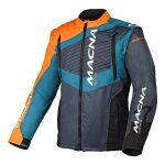 Veste enduro macna crest 2026 orange / grey / blue