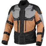 Veste moto macna touros marron / gris