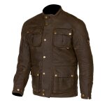 Veste moto merlin bamford aaa wax olive