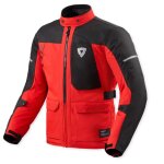 Veste moto rev it convergent h2o rouge / noir