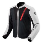 Veste moto rev it gt - r 4 air noir / blanc