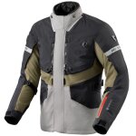 Veste moto rev it neptune 3 gore - tex� black dark green