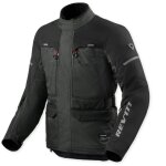 Veste moto rev it outback 5 h2o anthracite / noir
