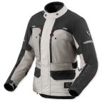 Veste moto rev it outback 5 h2o ladies argent / noir