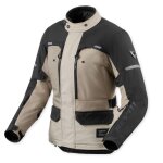 Veste moto rev it outback 5 h2o ladies sable / noir