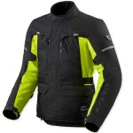 Veste moto rev it outback 5 h2o noir / jaune n�on