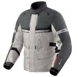 Veste moto rev it poseidon 3 gore - tex� argent / anthracite