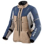 Veste moto rev it sand 5 h2o ladies sand - blue