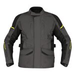 Veste moto richa infinity 3 black / dark grey / fluo yellow