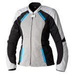 Veste moto rst ava mesh femme gris / bleu