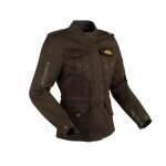 Veste moto segura lady tabata marron