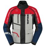 Veste moto spidi 4 season v3 bleu / glace / rouge