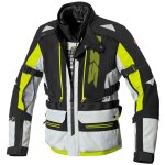 Veste moto spidi allroad h2out jaune fluo
