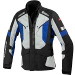 Veste moto spidi outlander h2out gris / bleu