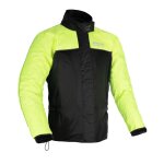 Veste de pluie oxford sur - veste pluie noir / jaune fluo