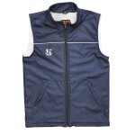 Veste up design sans manche bleu