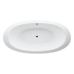 Alessi one baignoire  encastrer 204x102 cm blanc - laufen h2439700000001
