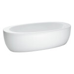 Alessi one baignoire ilot 204x102 cm avec tablier blanc - laufen h2419700000001