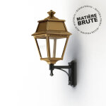 Applique avenue 2 n7 led laiton brut 072 diffuseur clair - pradier 102120072