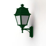 Applique avenue 2 n7 led opale vert sapin 067 - pradier 102121067