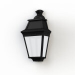 Applique avenue 3 n2 led warm noir 000 diffuseur pmma opale - pradier 103262000
