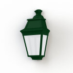 Applique avenue 3 n2 led warm vert 067 diffuseur pmma opale - pradier 103162067
