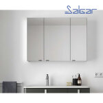 Armoire de toilette miroir et 3p alliance 1200 - salgar 24596