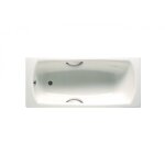 Baignoire acier maille avec fond antidrapant 1800x800 blanc swing - roca a220070001