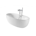 Baignoire acrylique elliptique en Îlot avec tablier 1700x800 blanc virginia - roca a248313000 Baignoire acrylique elliptique en Îlot avec tablier 1700x800 blanc virginia - roca a248313000
