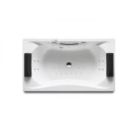 Baignoire balno acrylique rectangulaire biplace  encastrer 1800x900 blanc be cool - roca a248054001 ...