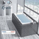 Baignoire balno concerto 180x80 cm tte  droite vitalit - kinedo bcon180bdvit1